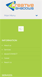 Mobile Screenshot of creativeshadows.net