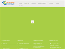 Tablet Screenshot of creativeshadows.net